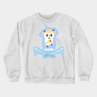 Monk Kawaii Panda Crewneck Sweatshirt